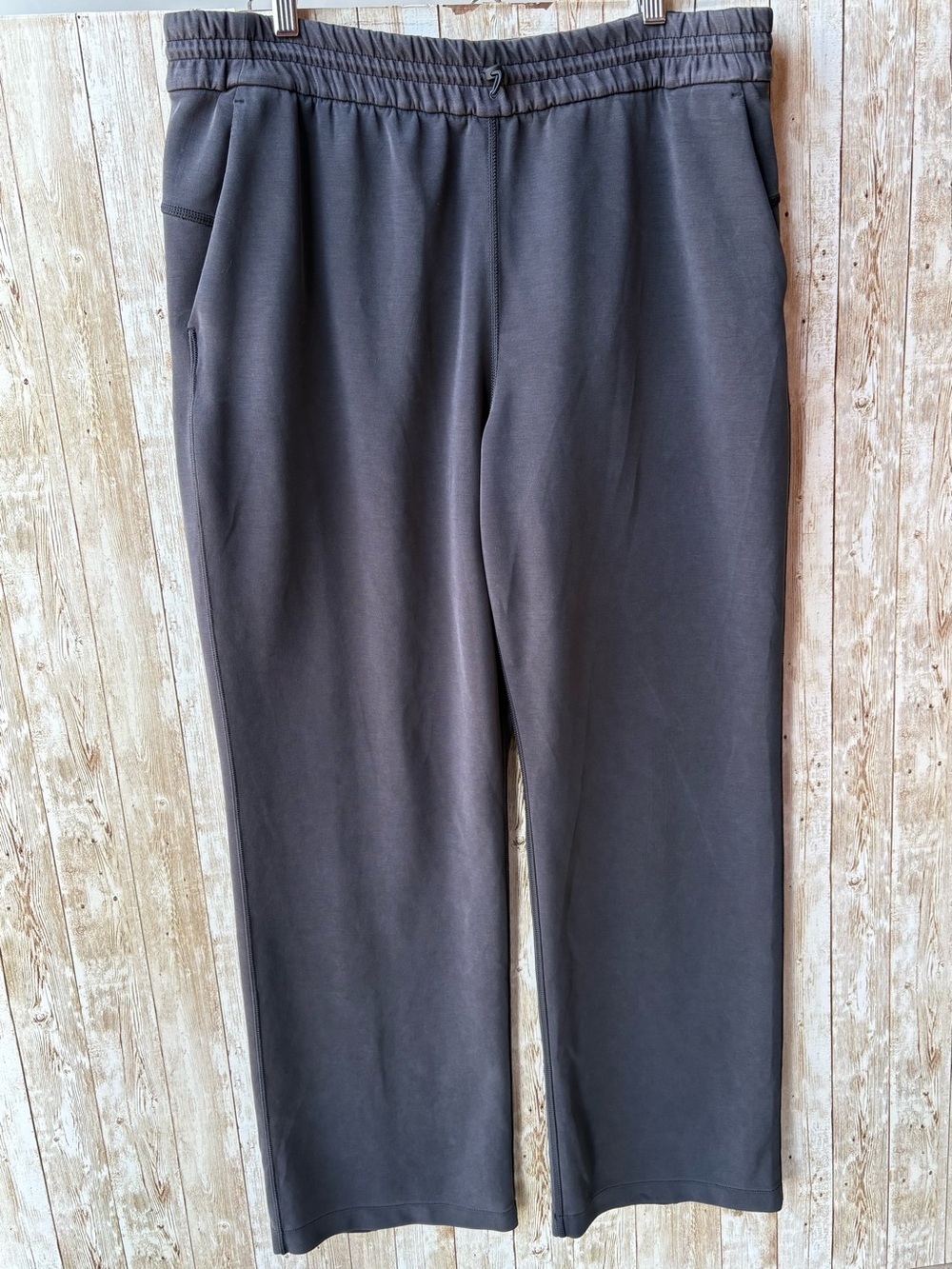 lululemon athletica Women's Black Wide-Leg Lounge Pants
